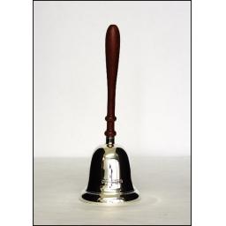Sterling Silver Dinner Bell with wooden handle