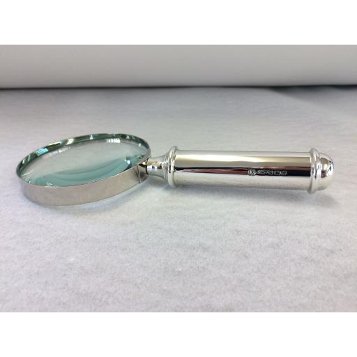 Sterling Silver Straight Magnifying Glass Handle
