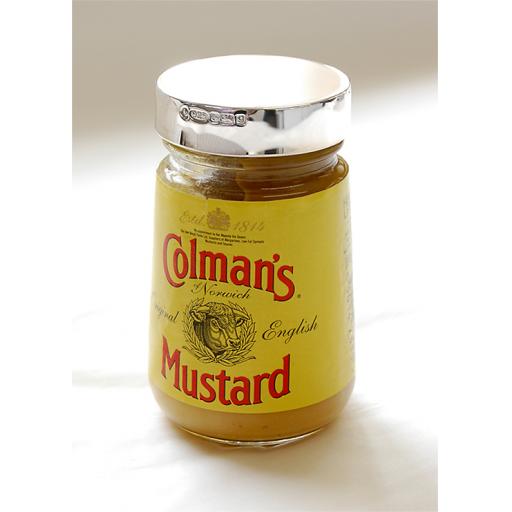 Sterling Silver Lid for Jar of Mustard