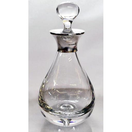 Teardrop Decanter with Sterling Silver Mount