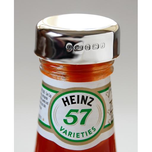 Sterling Silver Lid for Tomato Ketchup Bottle