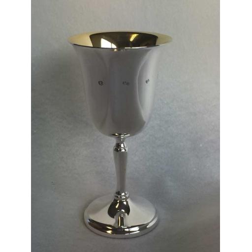 Sterling Silver Goblet with Gilt Inside from Kitney & Co